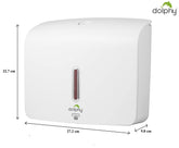 Dolphy Plaza Ultraslim Towel Dispenser White 2pkt